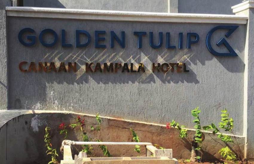Golden Tulip Canaan Kampala — wall letters