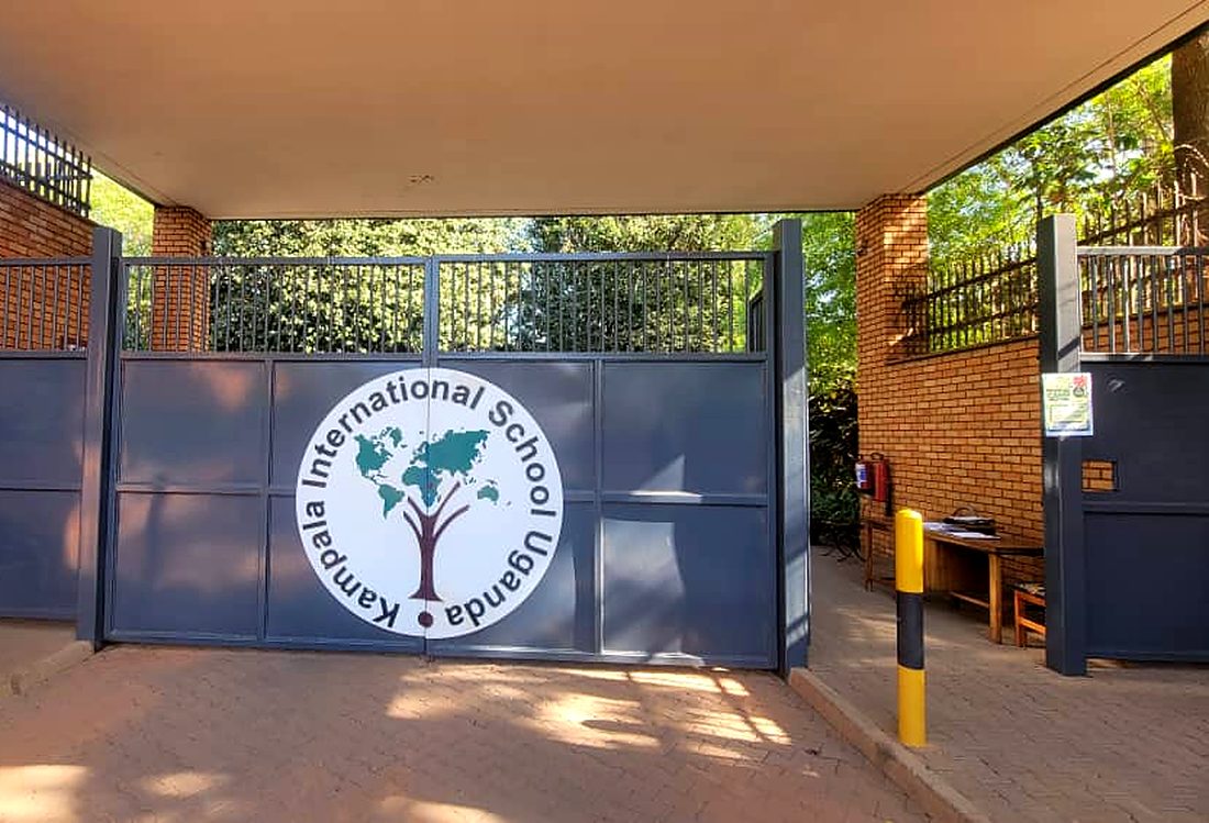 Kampala International School Uganda — gate emblem
