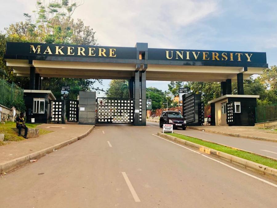 Makerere University — main gate lettering