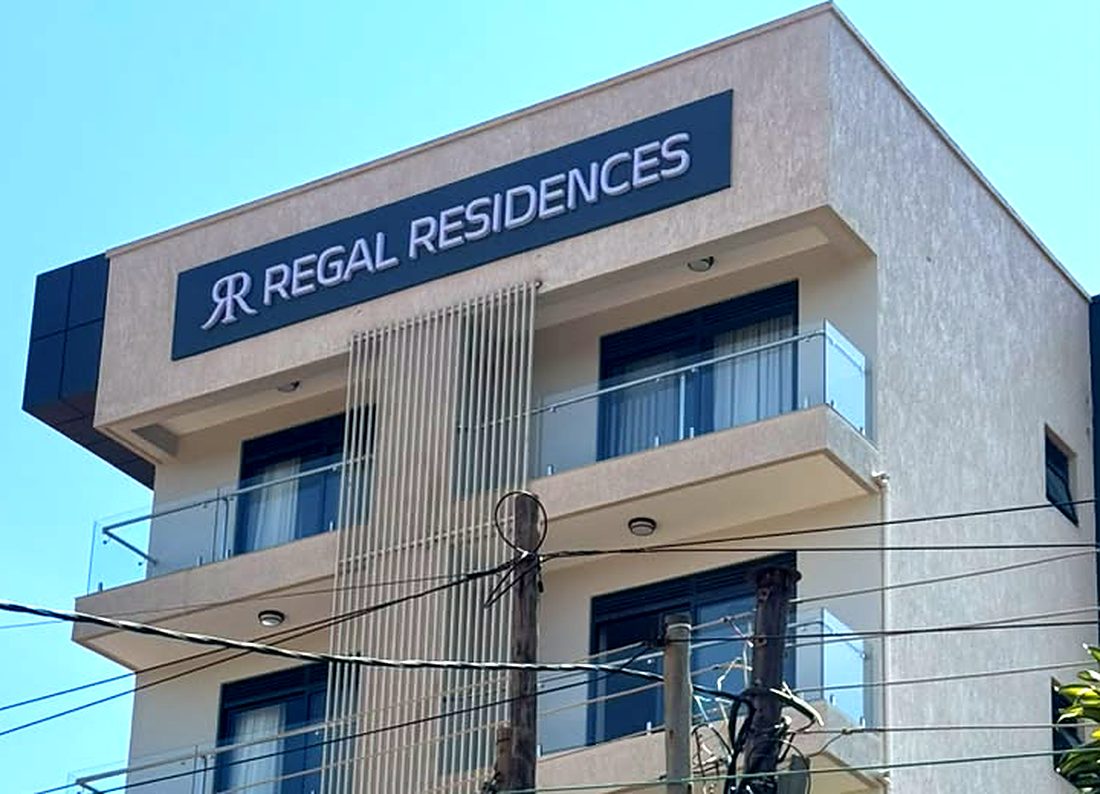 Regal Residences — illuminated fascia sign