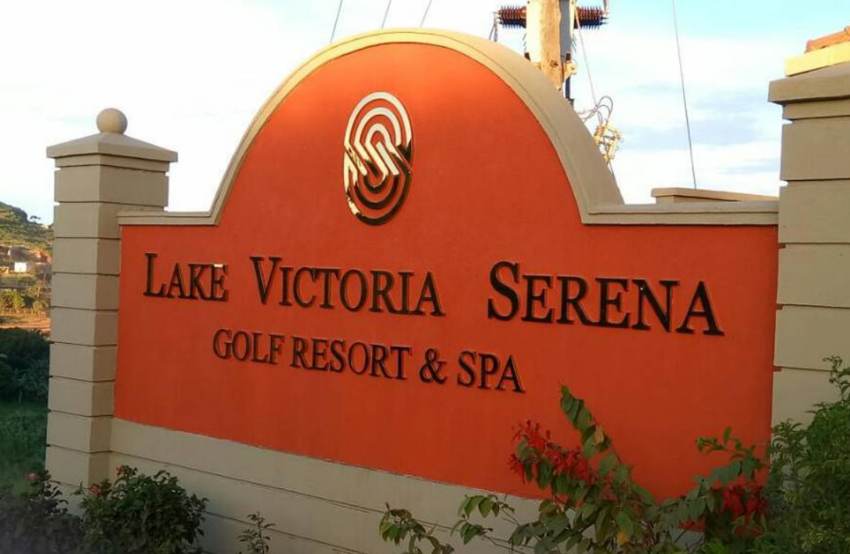 Lake Victoria Serena — monument entrance sign