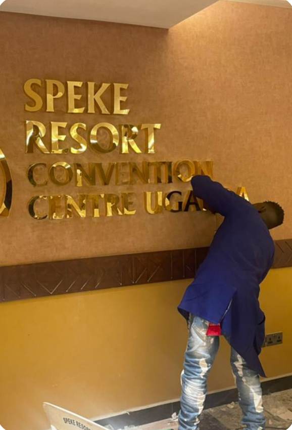 Speke Resort Convention Centre — gold lettering